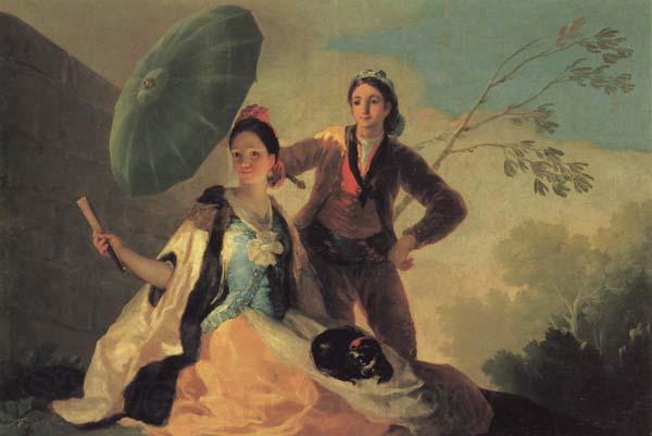 Francisco de goya y Lucientes The Parasol Norge oil painting art